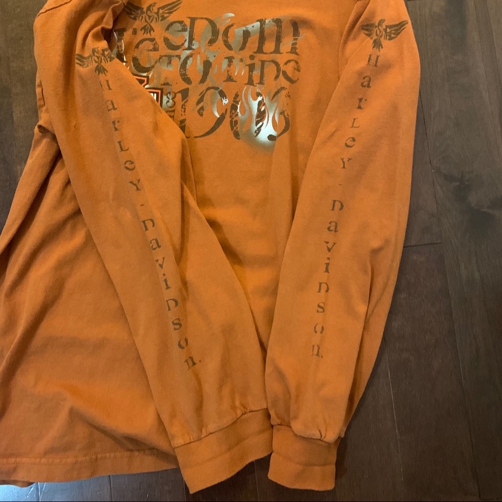 Harley Davidson Freedom to Ride Long Sleeve Shirt Mens Large - Picture 8 of 11